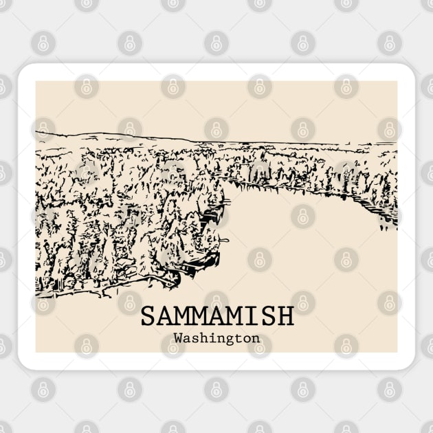 Sammamish - Washington Magnet by Lakeric